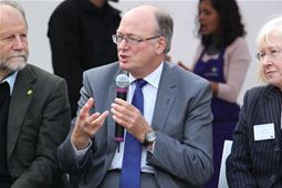 Malcolm Harbour, MEP, speaks at the Smart2Wheels exhibition 